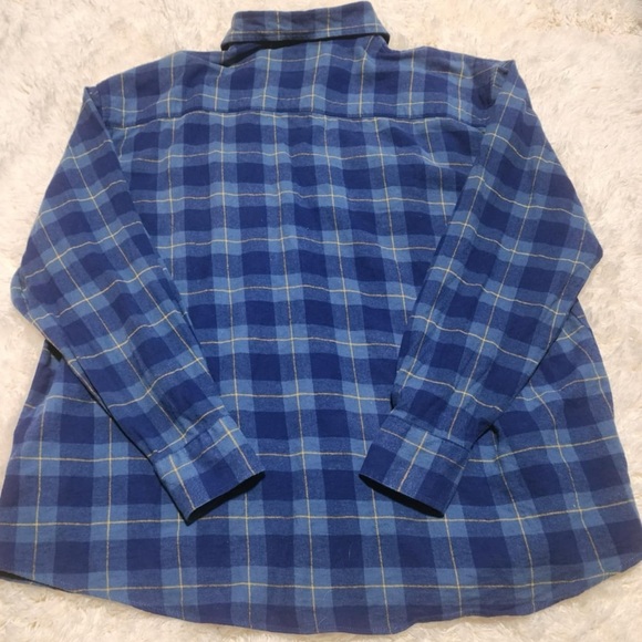 Gioberti Men’s Blue Size 3XL Button Down Flannel Shirt EUC - Picture 4 of 4